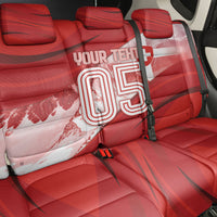 Custom Switzerland Football Back Car Seat Cover Matterhorn Snow Shield