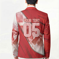 Custom Switzerland Football Blazer Matterhorn Snow Shield