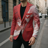 Custom Switzerland Football Blazer Matterhorn Snow Shield
