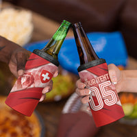 Custom Turkey Football 4 in 1 Can Cooler Tumbler Matterhorn Snow Shield