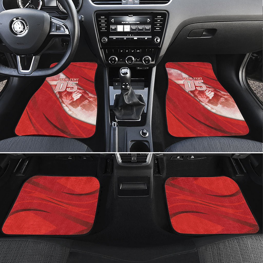 Custom Switzerland Football Car Mats Matterhorn Snow Shield