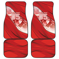 Custom Switzerland Football Car Mats Matterhorn Snow Shield