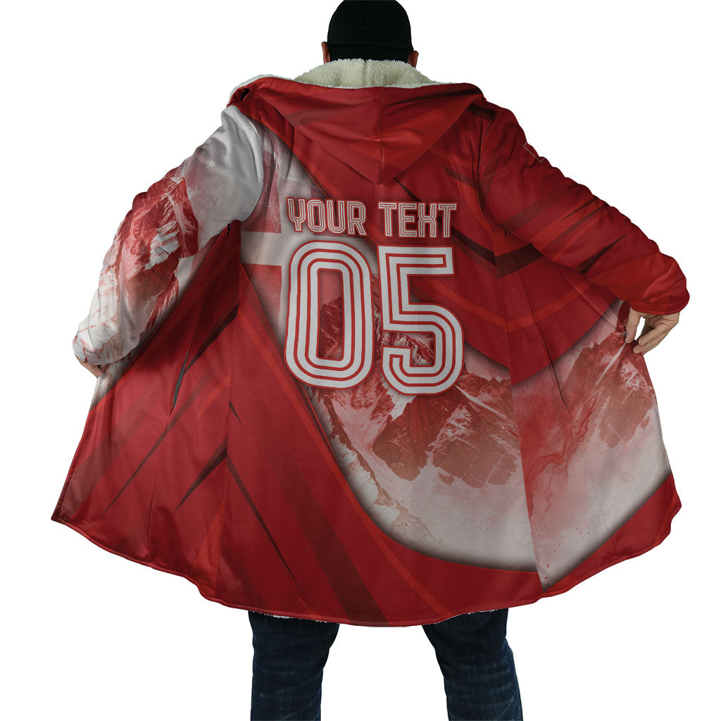 Custom Switzerland Football Cloak Matterhorn Snow Shield