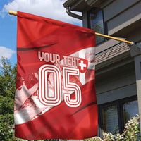 Custom Switzerland Football Garden Flag Matterhorn Snow Shield