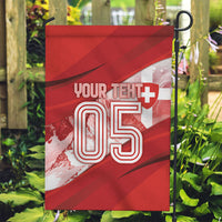 Custom Switzerland Football Garden Flag Matterhorn Snow Shield