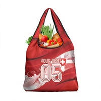 Custom Switzerland Football Grocery Bag Matterhorn Snow Shield