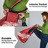Custom Switzerland Football Grocery Bag Matterhorn Snow Shield