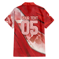 Custom Switzerland Football Hawaiian Shirt Matterhorn Snow Shield