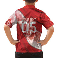Custom Switzerland Football Hawaiian Shirt Matterhorn Snow Shield