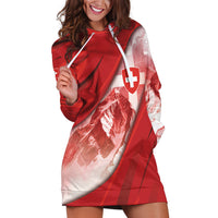 Custom Switzerland Football Hoodie Dress Matterhorn Snow Shield