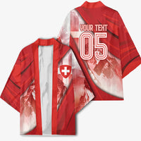 Custom Switzerland Football Kimono Matterhorn Snow Shield