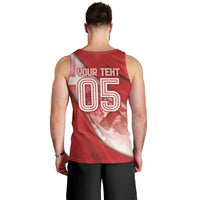 Custom Switzerland Football Men Tank Top Matterhorn Snow Shield