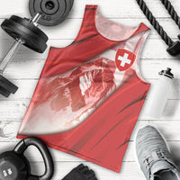 Custom Switzerland Football Men Tank Top Matterhorn Snow Shield