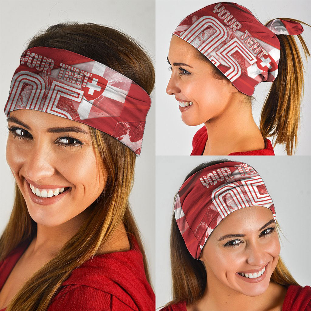 Custom Switzerland Football Neck Gaiter Matterhorn Snow Shield