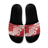Custom Turkey Football Slide Sandals Matterhorn Snow Shield