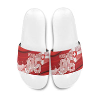 Custom Turkey Football Slide Sandals Matterhorn Snow Shield
