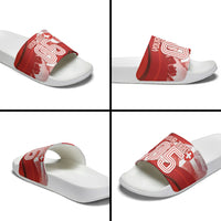 Custom Turkey Football Slide Sandals Matterhorn Snow Shield