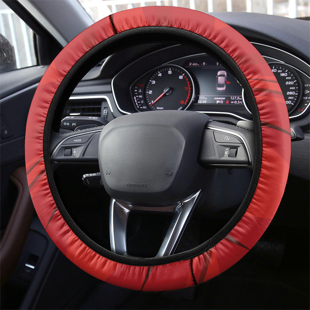 Switzerland Football Steering Wheel Cover Matterhorn Snow Shield