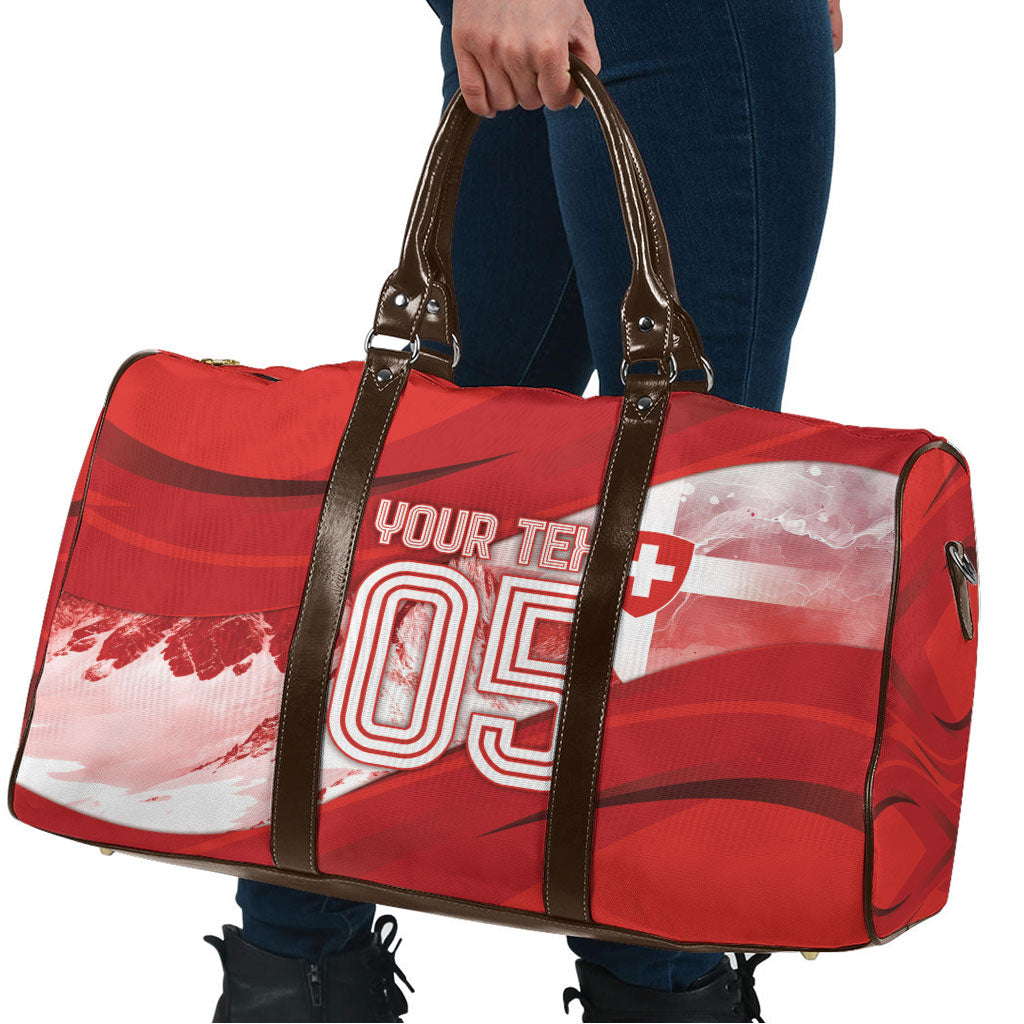Custom Turkey Football Travel Bag Matterhorn Snow Shield