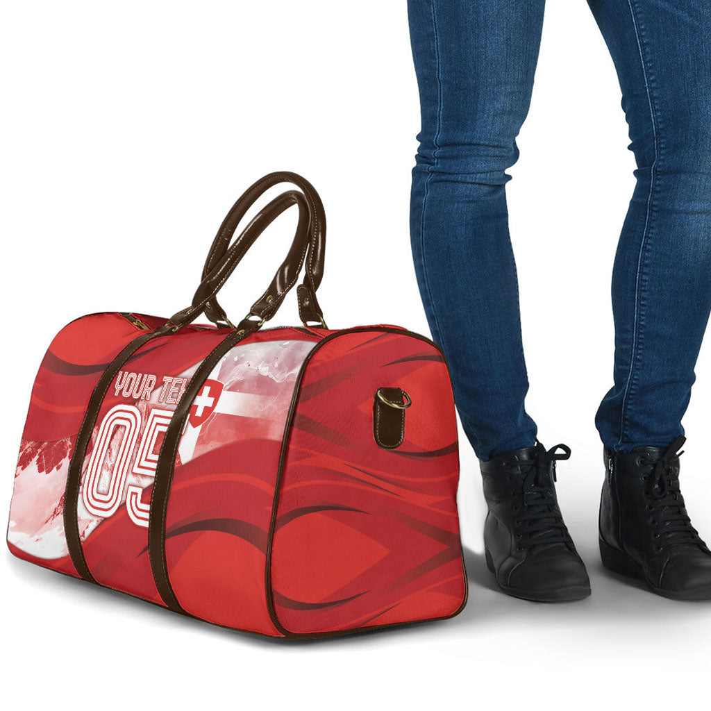 Custom Turkey Football Travel Bag Matterhorn Snow Shield
