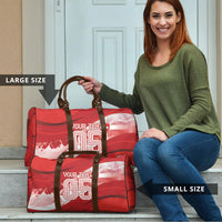 Custom Turkey Football Travel Bag Matterhorn Snow Shield