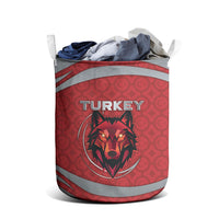 Turkey Football Laundry Basket Asena Wolf Crest Unique Style