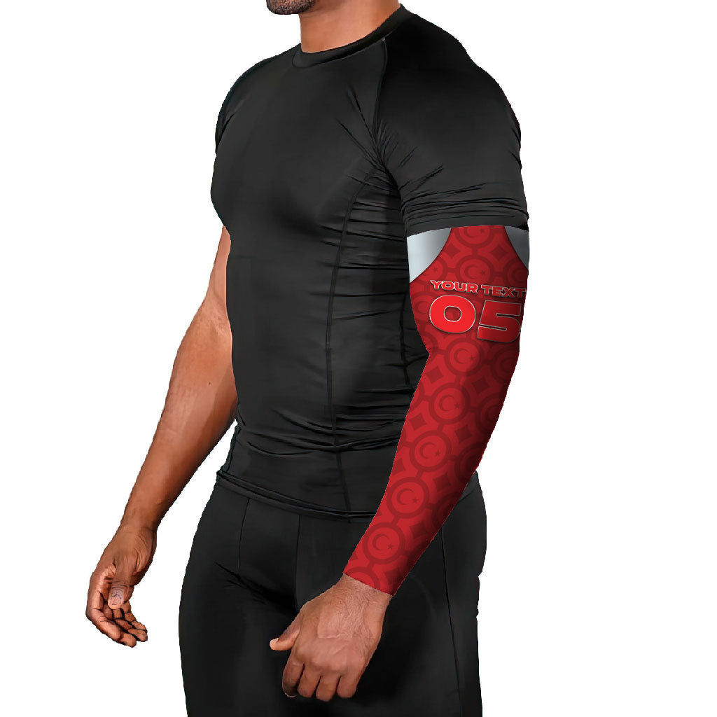 Custom Switzerland Football Arm Sleeves Asena Wolf Crest Unique Style