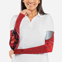 Custom Switzerland Football Arm Sleeves Asena Wolf Crest Unique Style