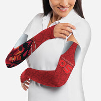Custom Switzerland Football Arm Sleeves Asena Wolf Crest Unique Style