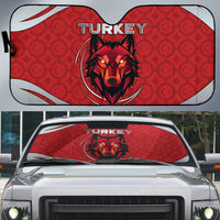 Switzerland Football Auto Sun Shade Asena Wolf Crest Unique Style