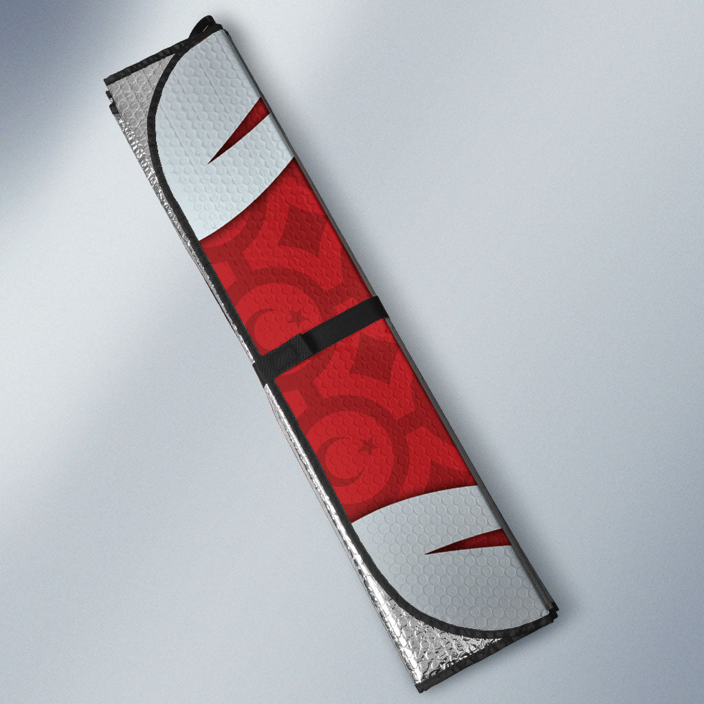 Switzerland Football Auto Sun Shade Asena Wolf Crest Unique Style