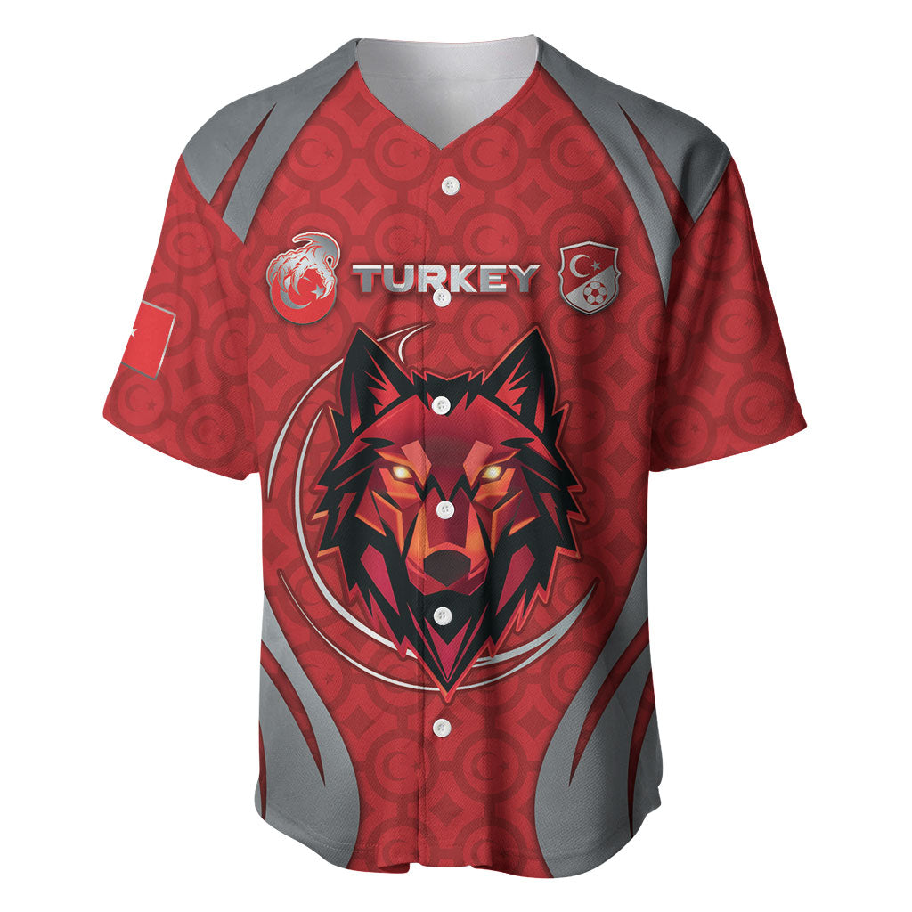 Custom Turkey Football Baseball Jersey Asena Wolf Crest Unique Style