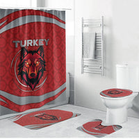 Turkey Football Bathroom Set Asena Wolf Crest Unique Style