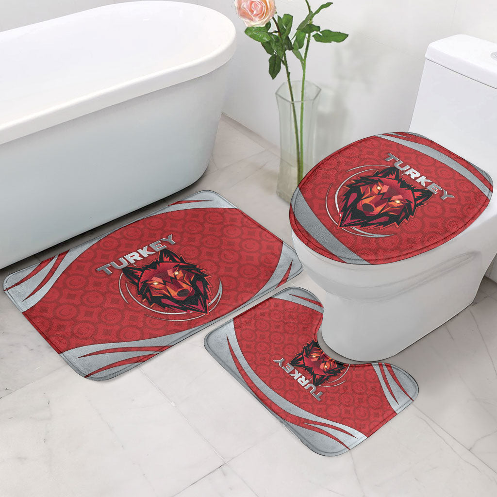 Turkey Football Bathroom Set Asena Wolf Crest Unique Style