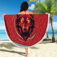 Turkey Football Beach Blanket Asena Wolf Crest Unique Style