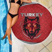 Turkey Football Beach Blanket Asena Wolf Crest Unique Style