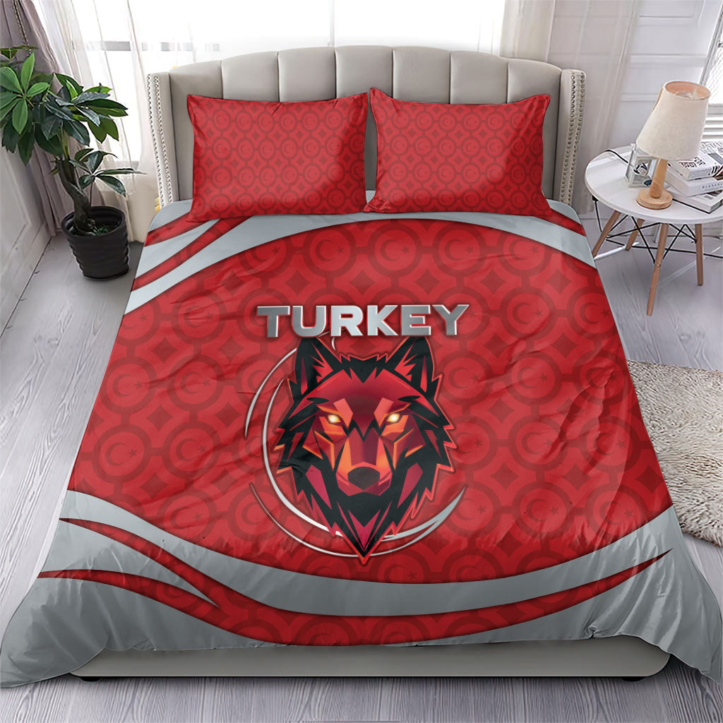 Turkey Football Bedding Set Asena Wolf Crest Unique Style