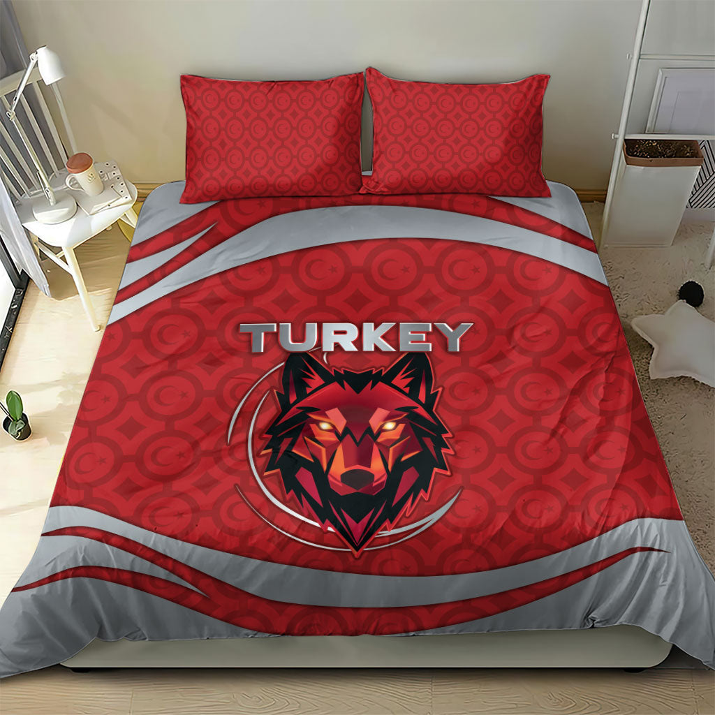 Turkey Football Bedding Set Asena Wolf Crest Unique Style