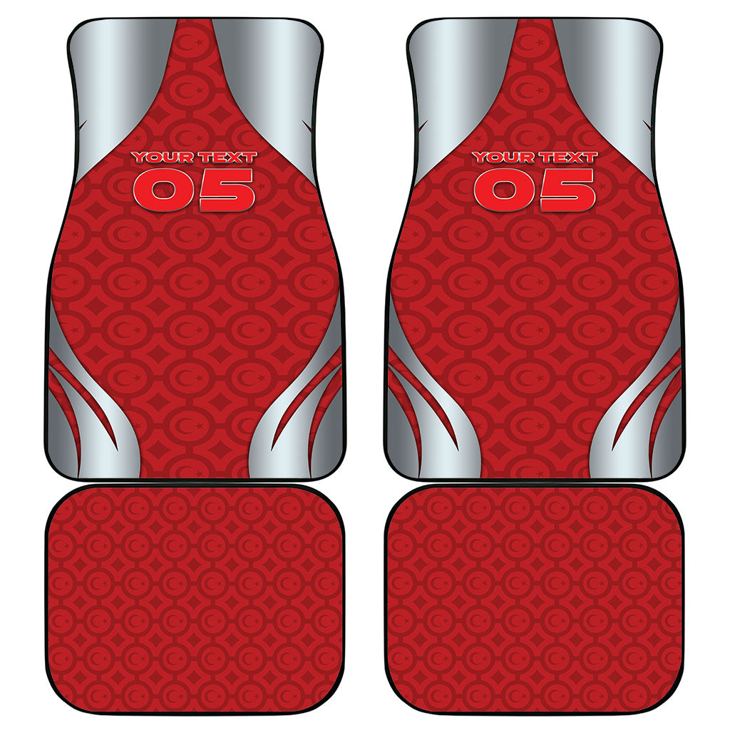 Custom Turkey Football Car Mats Asena Wolf Crest Unique Style