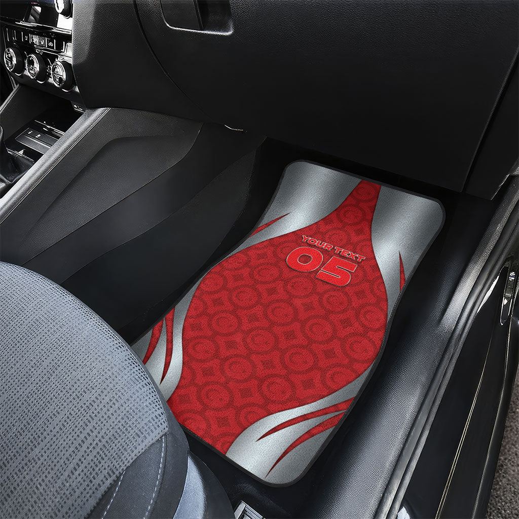 Custom Turkey Football Car Mats Asena Wolf Crest Unique Style