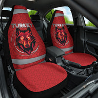 Turkey Football Car Seat Cover Asena Wolf Crest Unique Style