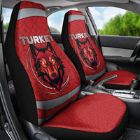 Turkey Football Car Seat Cover Asena Wolf Crest Unique Style
