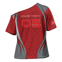 Custom Switzerland Football Cross Shoulder Shirt Asena Wolf Crest Unique Style