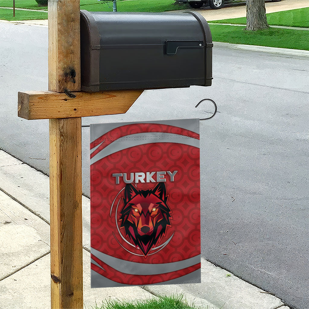 Turkey Football Garden Flag Asena Wolf Crest Unique Style