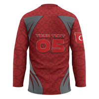 Custom Turkey Football Hockey Jersey Asena Wolf Crest Unique Style