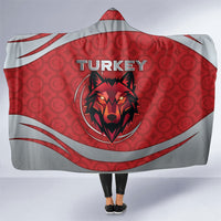 Turkey Football Hooded Blanket Asena Wolf Crest Unique Style