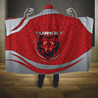 Turkey Football Hooded Blanket Asena Wolf Crest Unique Style