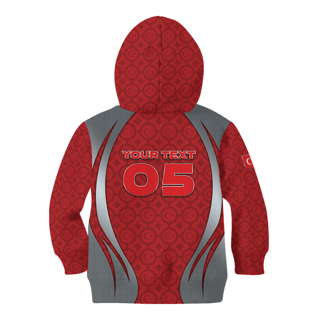 Custom Turkey Football Kid Hoodie Asena Wolf Crest Unique Style
