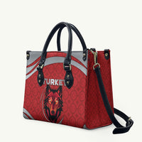 Turkey Football Leather Bag Asena Wolf Crest Unique Style