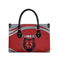 Turkey Football Leather Bag Asena Wolf Crest Unique Style